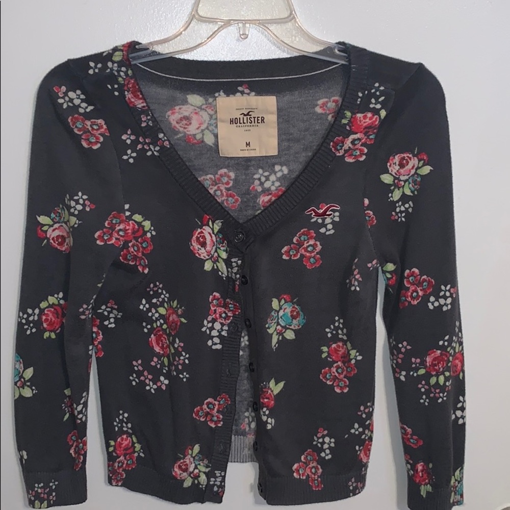 Hollister Floral Cardigan